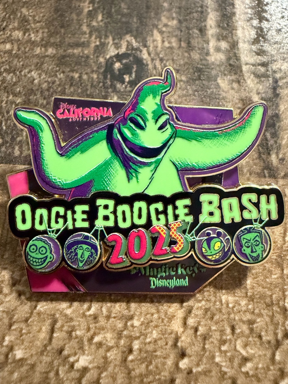 Disneyland Oogie Boogie Bash 2025 Magic Key Exclusive Pin